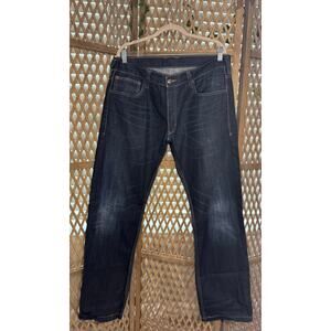 Levis 514 Dark Wash Jeans sz 36X32